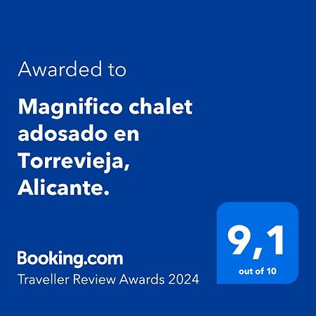 Magnifico Chalet Adosado En Torrevieja, Alicante. Zewnętrze zdjęcie